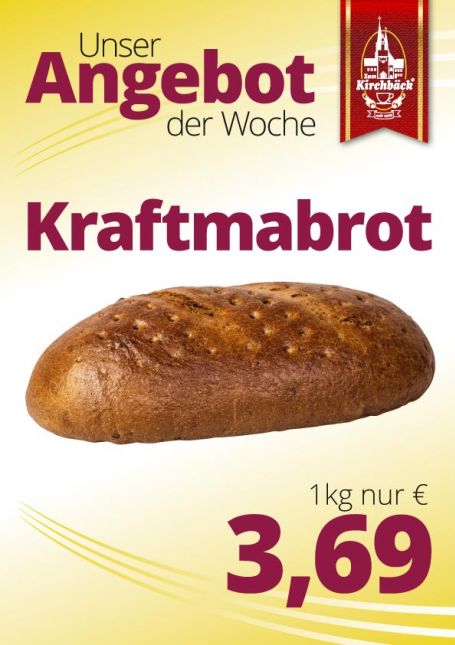 Angebot der Woche: Kraftmabrot 3,69 €
