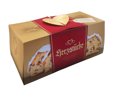 Herzstücke Cranberry-Stollen in Geschenkbox